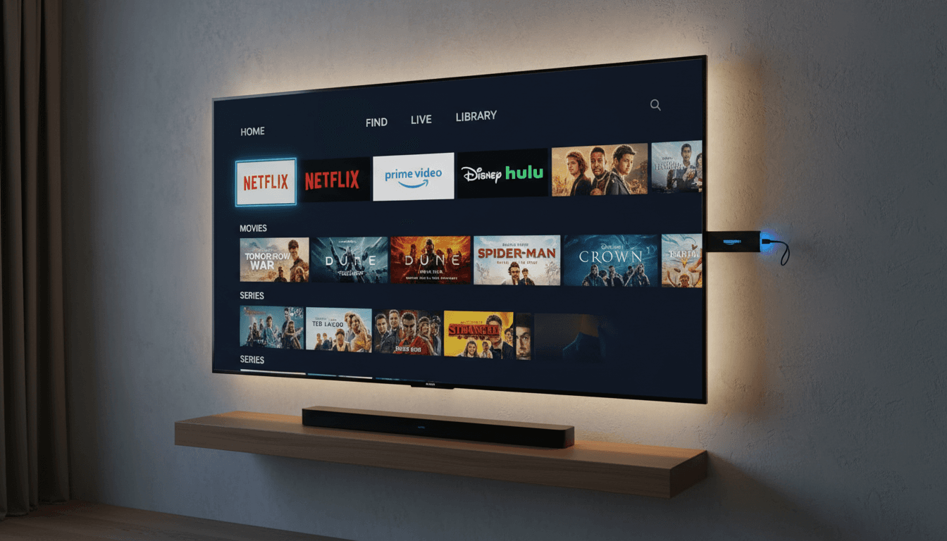 Firestick device setup ready for streaming